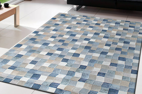 Dynamic Rugs Eclipse 63339-6121 Multi/Blue Rug