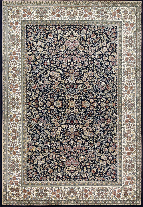 Dynamic Rugs Ancient Garden 57078-3434 Blue/Ivory Rug