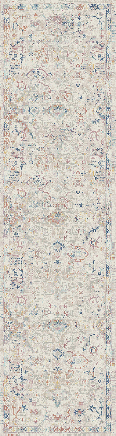 Dynamic Rugs MOOD 8468-999 Light Grey/Multi Rug