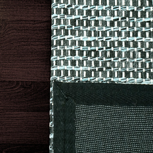 Dynamic Rugs ENCHANT 1500-590 Aqua/Black Rug