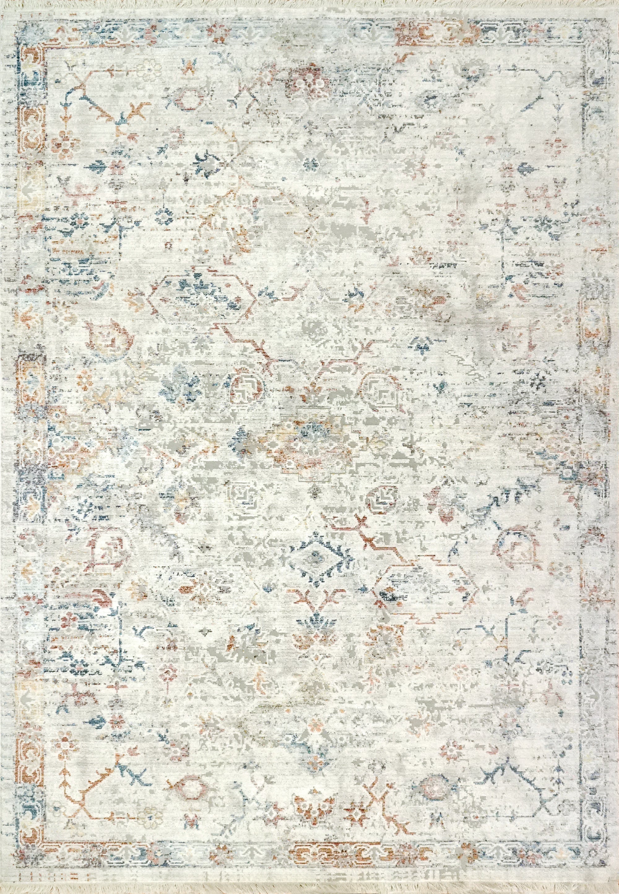 Dynamic Rugs MOOD 8468-999 Light Grey/Multi Rug