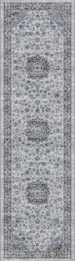 Dynamic Rugs ANCIENT GARDEN 57559-9656 Silver Rug