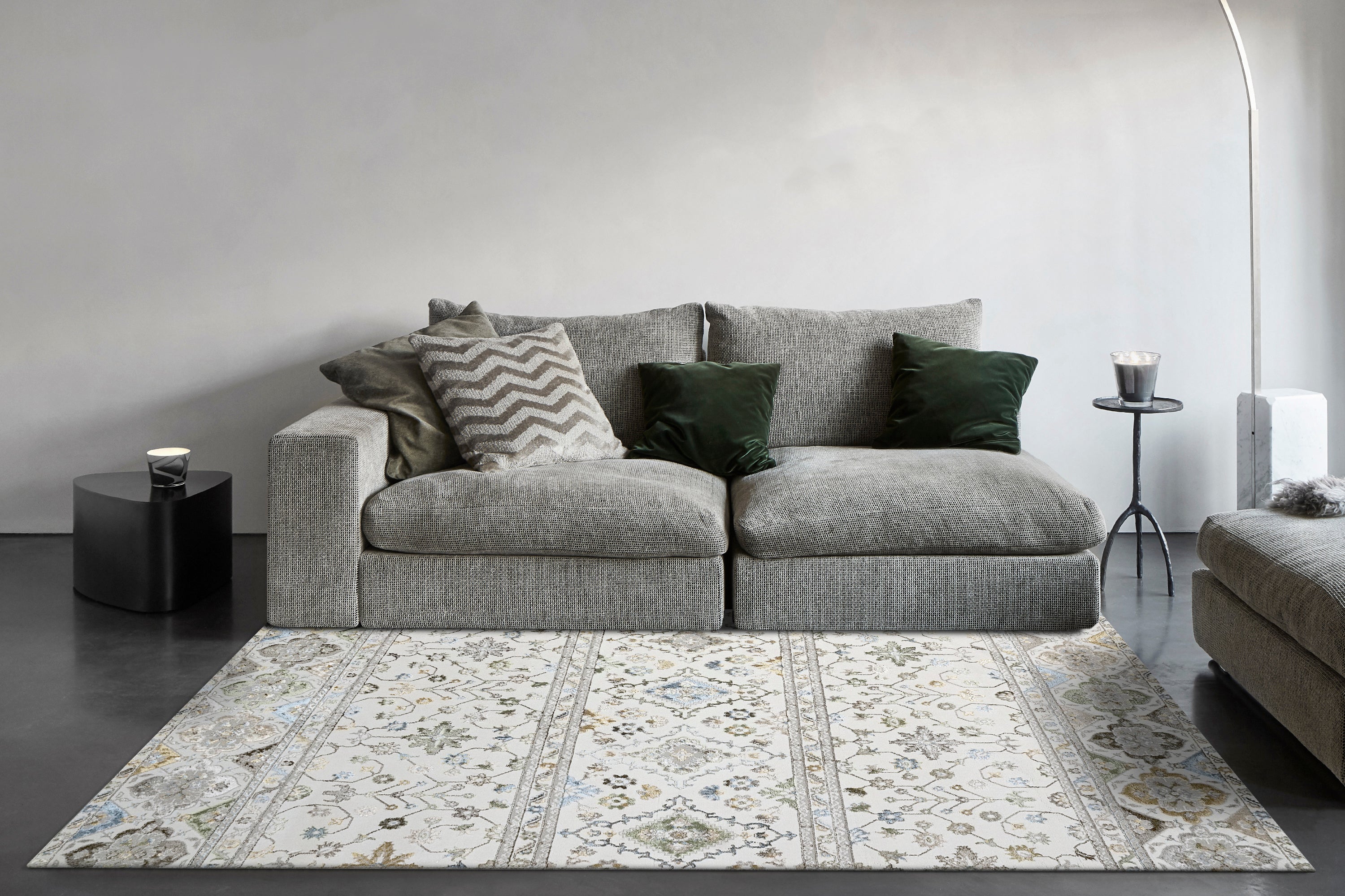 Dynamic Rugs MERIT 6650-999 Grey Rug