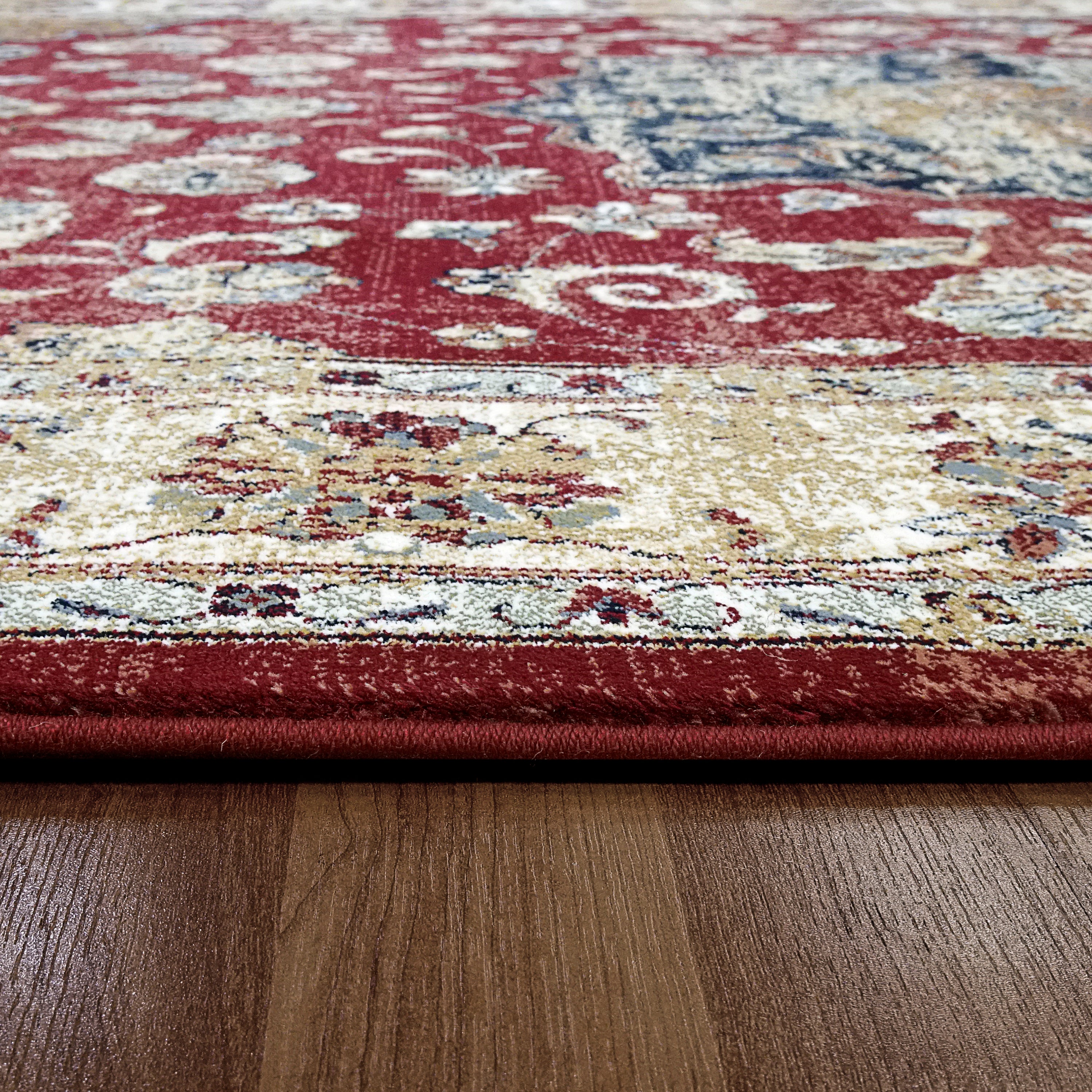 Dynamic Rugs ANCIENT GARDEN 57559-1464 Red Rug