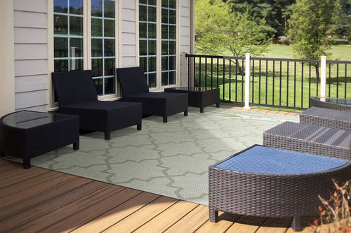 Dynamic Rugs NEWPORT 96003-4001 Green Rug