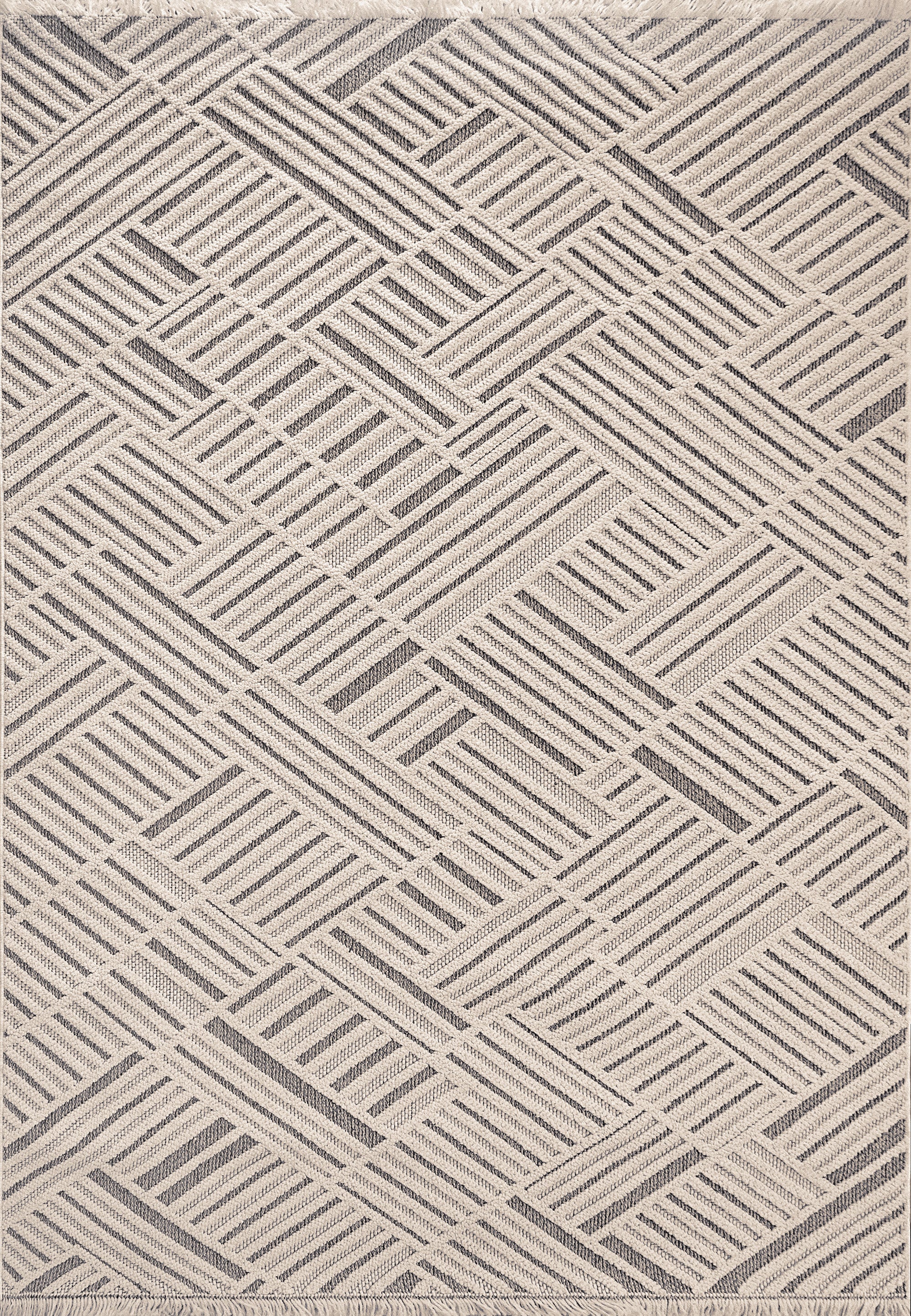 Dynamic Rugs SEVILLE 3608-190 Ivory/Grey Rug