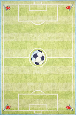 Dynamic Rugs KIDZ 8082-400 Green Rug