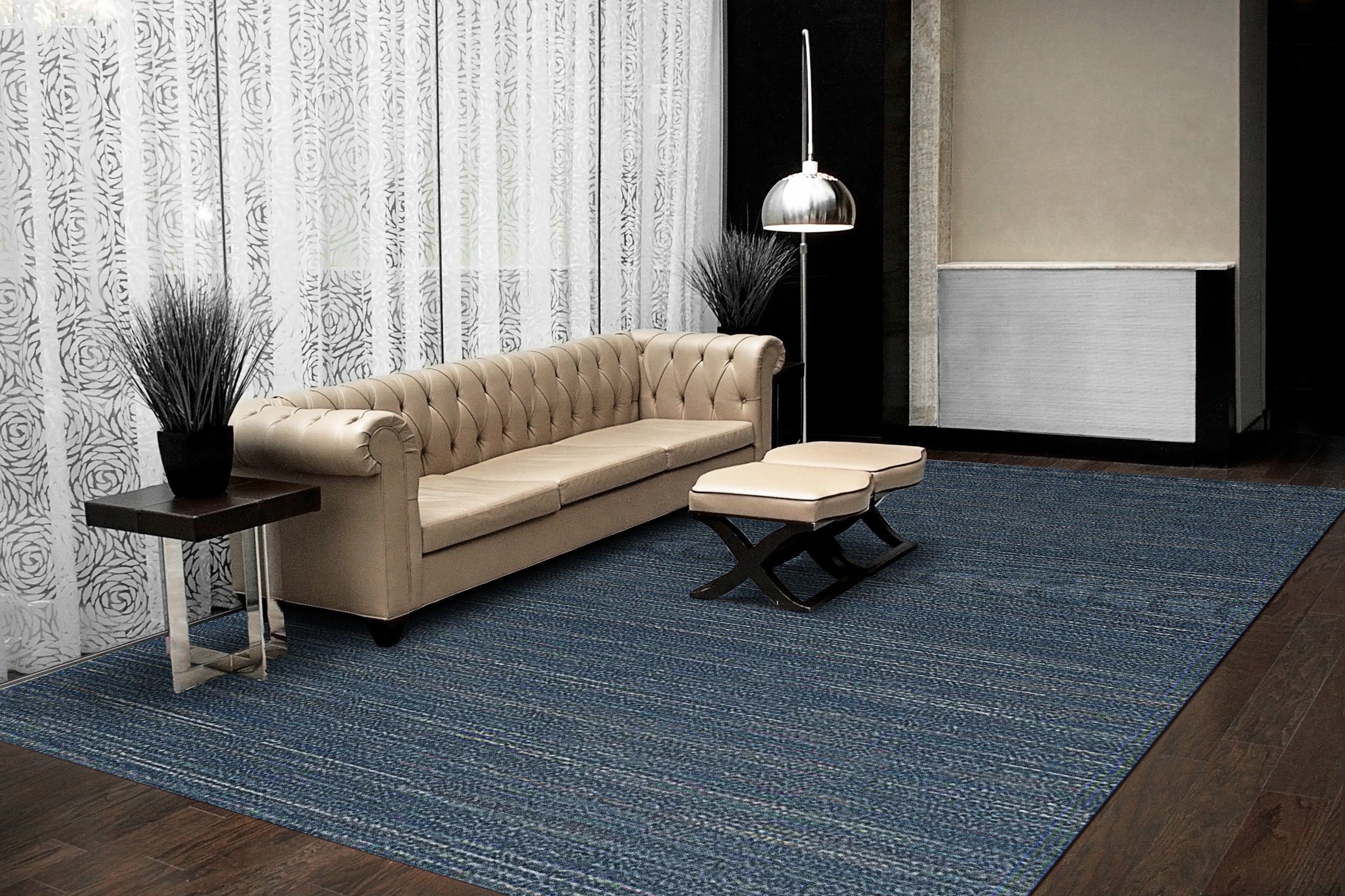 Dynamic Rugs SAVOY 3586-500 Navy Rug