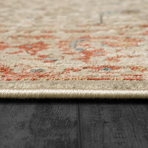 Dynamic Rugs Ella 3981-813 Taupe/Ivory/Red Rug
