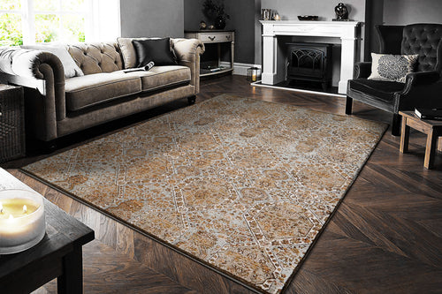 Dynamic Rugs CULLEN 5700-508 Blue/Beige Rug