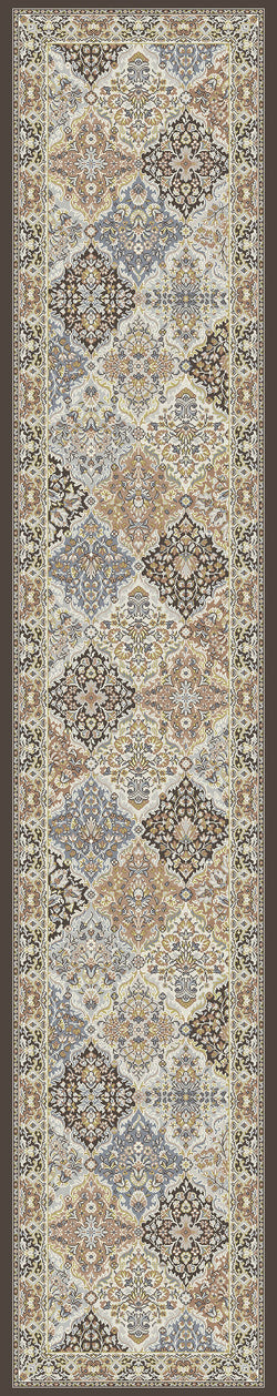 Dynamic Rugs ANCIENT GARDEN 57008-3235 Brown Rug