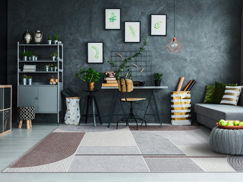 Dynamic Rugs POLARIS 46002-6111 Ivory/Grey Rug
