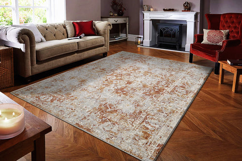 Dynamic Rugs SKYLER 6711-906 Grey/Copper Rug