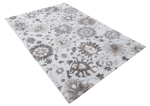 Dynamic Rugs Deja 4683-915 Grey/Ivory/Denim Rug