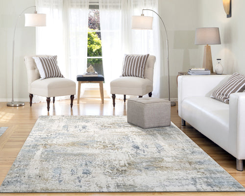 Dynamic Rugs QUARTZ 27050-150 Ivory Rug