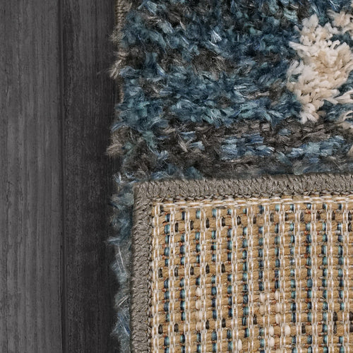 Dynamic Rugs CRUZ 7003-501 Blue/Ivory Rug