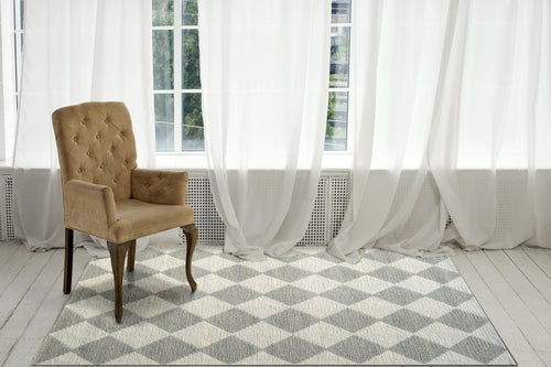 Dynamic Rugs AVA 5200-190 Ivory/Grey Rug