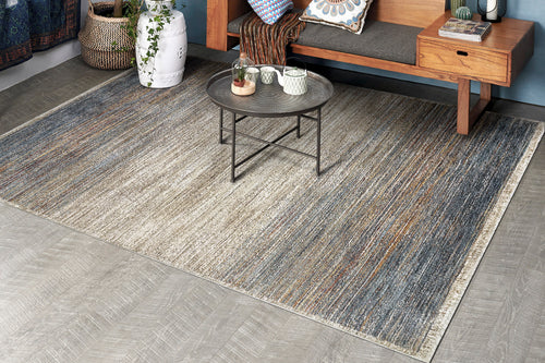 Dynamic Rugs Dakota 6643-150 Cream/Blue Rug