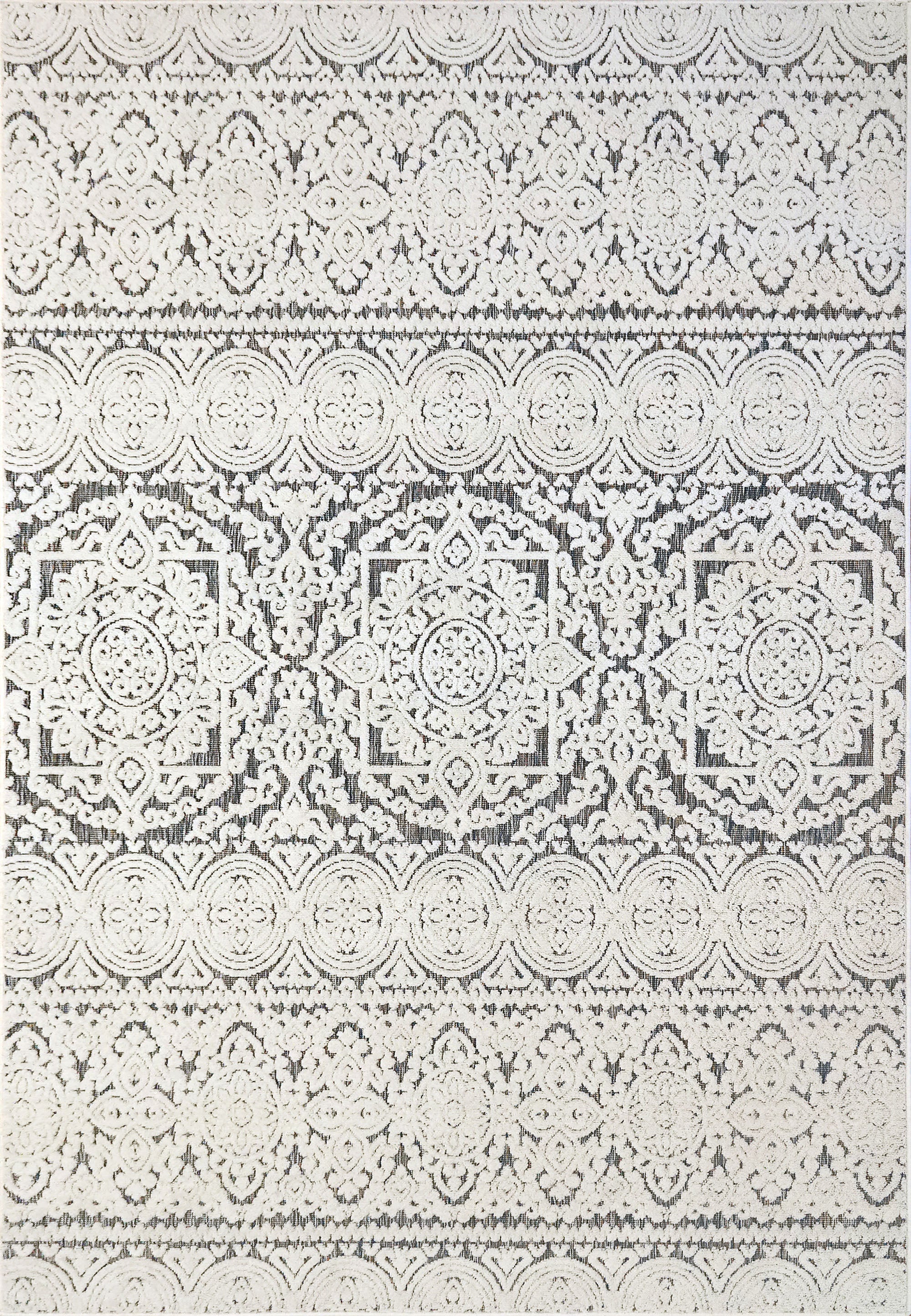 Dynamic Rugs LOTUS 8146-199 Ivory/Multi Rug