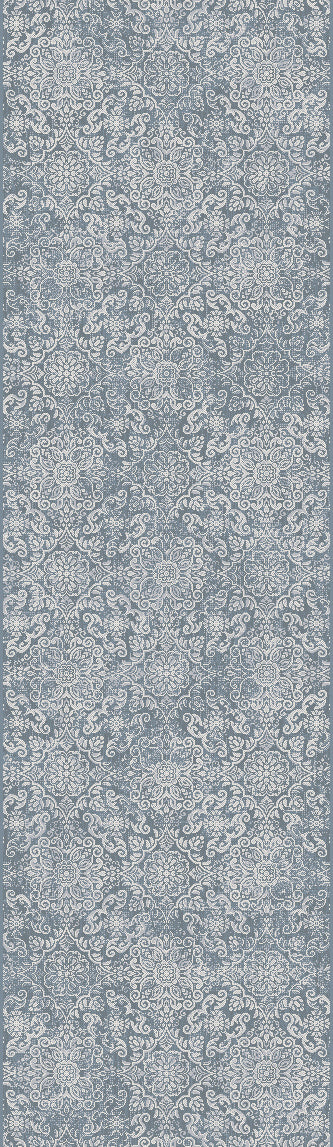 Dynamic Rugs ANCIENT GARDEN 57162-4666 Light Blue Rug