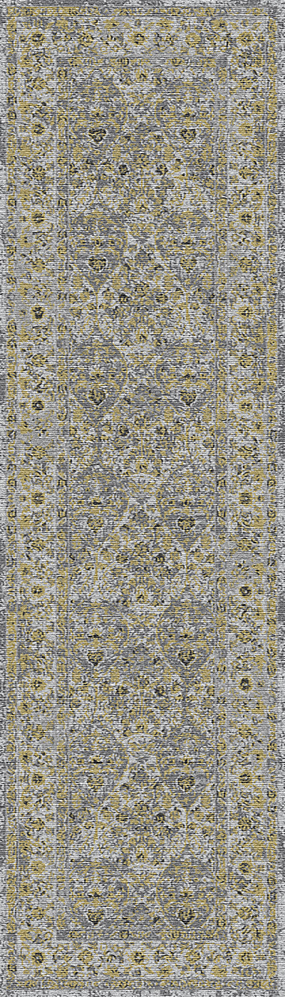 Dynamic Rugs EVORA 5876-970 Grey/Gold Rug