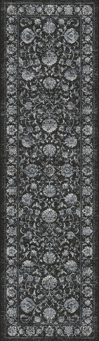 Dynamic Rugs Ancient Garden 57126-3636 Charcoal/Silver Rug