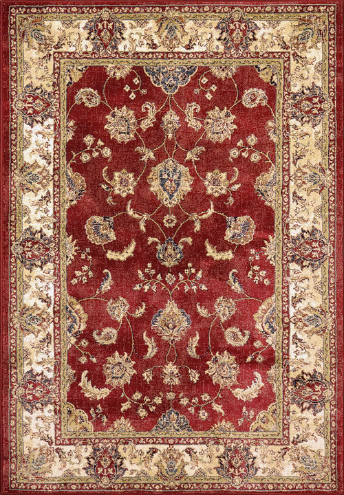 Dynamic Rugs Ancient Garden 57158-1464 Red/Ivory Rug