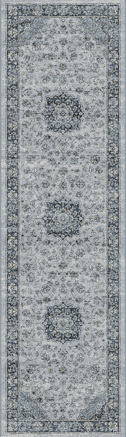 Dynamic Rugs ANCIENT GARDEN 57559-9686 Silver Rug