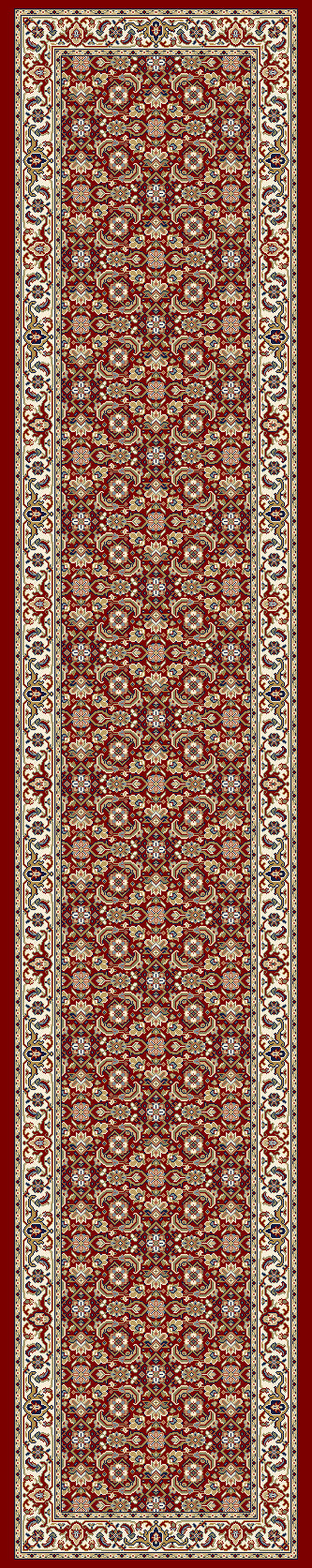 Dynamic Rugs Ancient Garden 57011-1414 Red/Ivory Rug