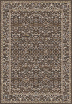 Dynamic Rugs ANCIENT GARDEN 57276-3235 Dark Brown Rug