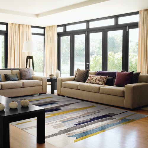 Dynamic Rugs UNIQUE 4051-199 Cream/Multi Rug