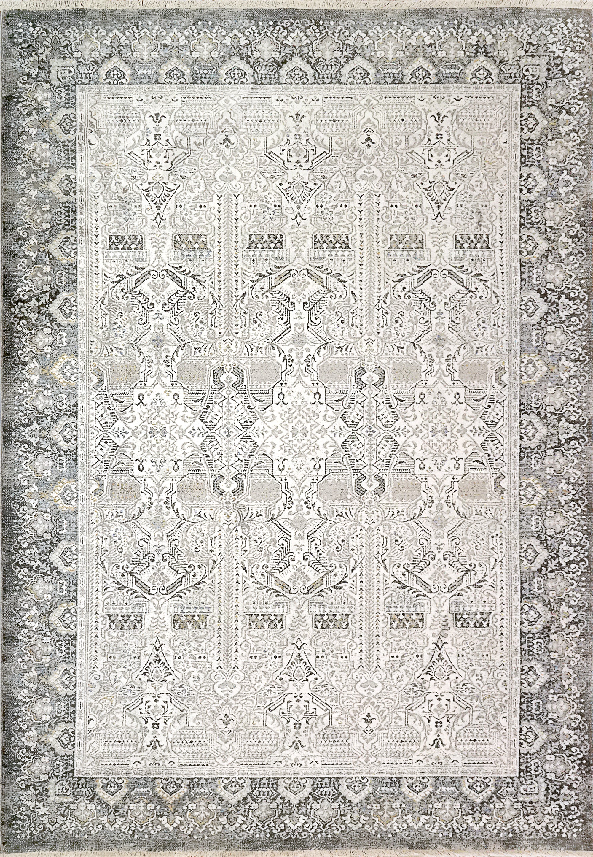 Dynamic Rugs SUNRISE 6680-975 Grey/Gold Rug