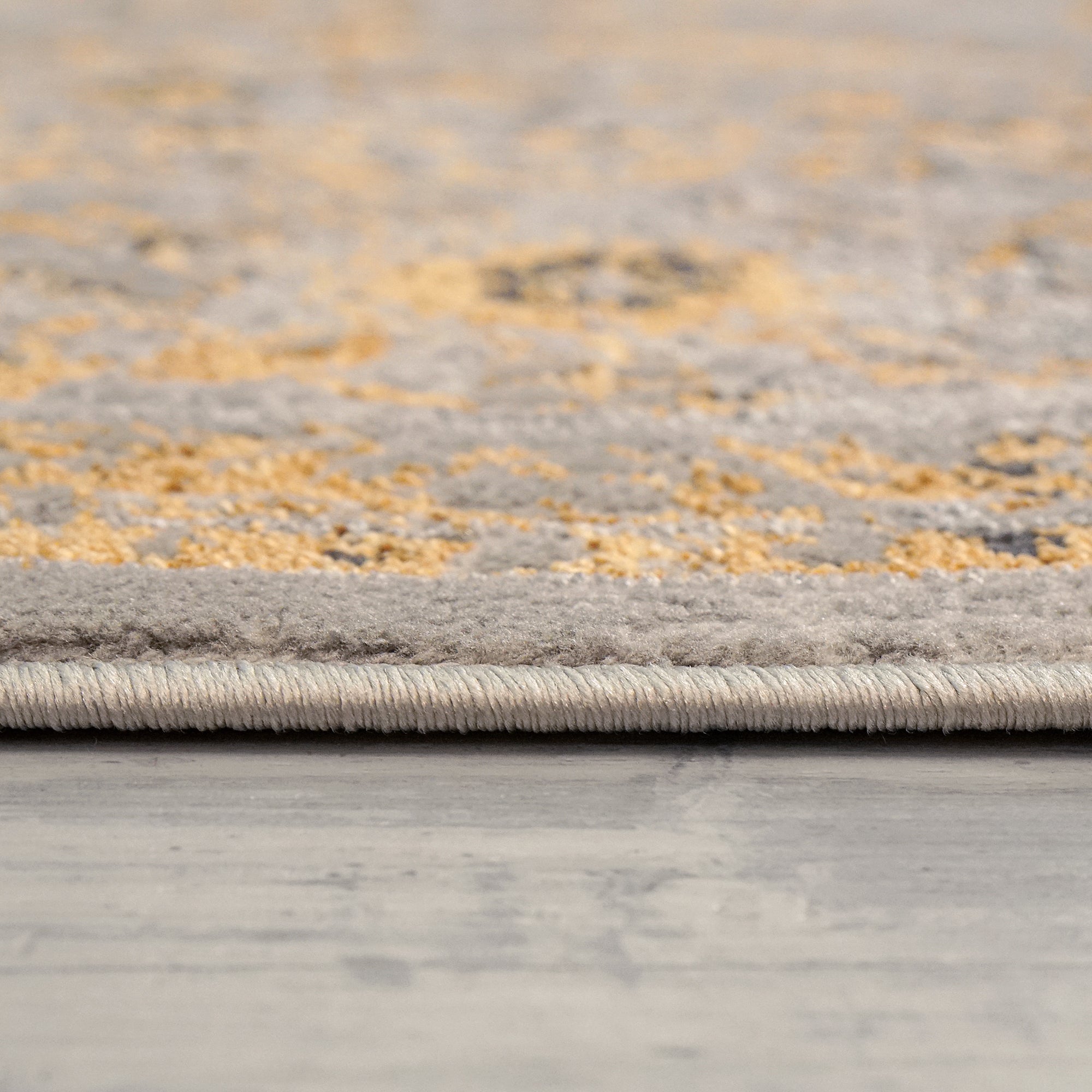 Dynamic Rugs EVORA 5876-970 Grey/Gold Rug