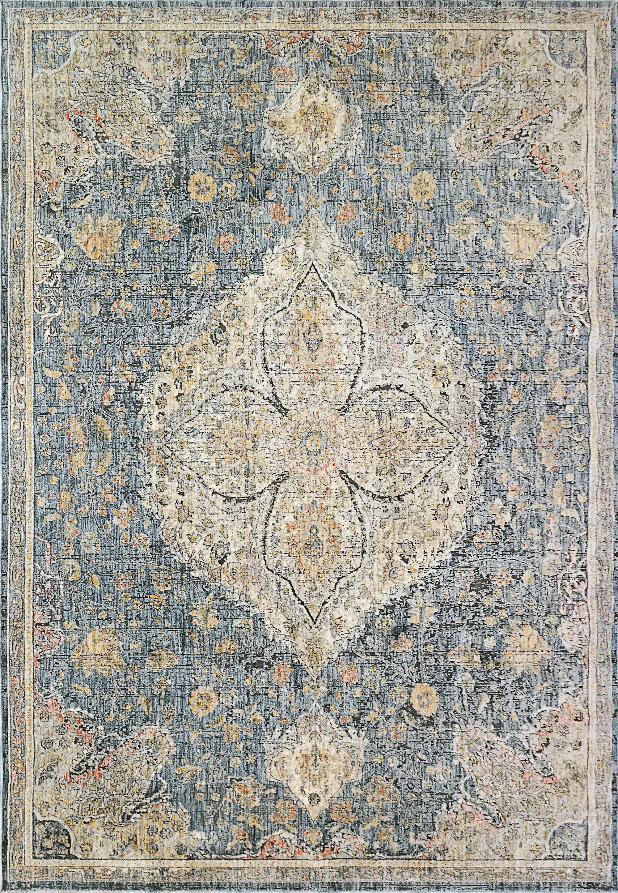 Dynamic Rugs SAVOY 3576-599 Denim/Multi Rug