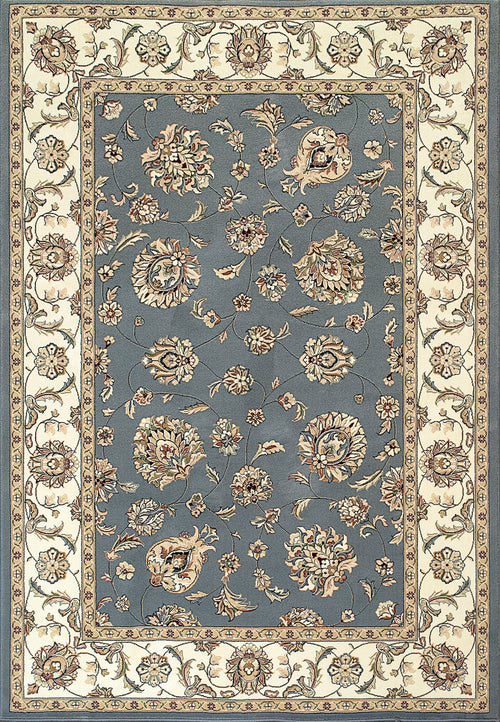 Ancient Garden 57365-5464 Light Blue/Ivory Rug - 100% 