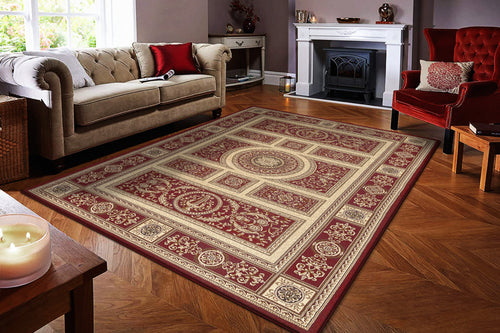 Dynamic Rugs LEGACY 58021-330 Red Rug