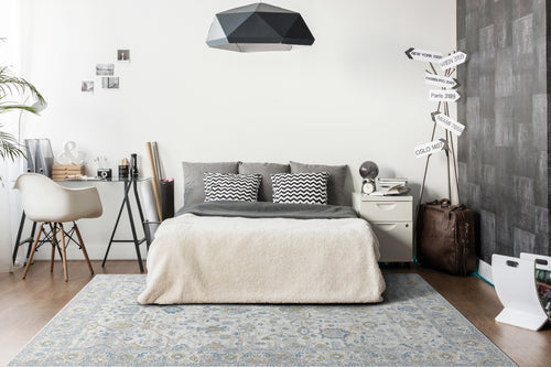Dynamic Rugs GOLD 1357-897 Cream/Silver Rug