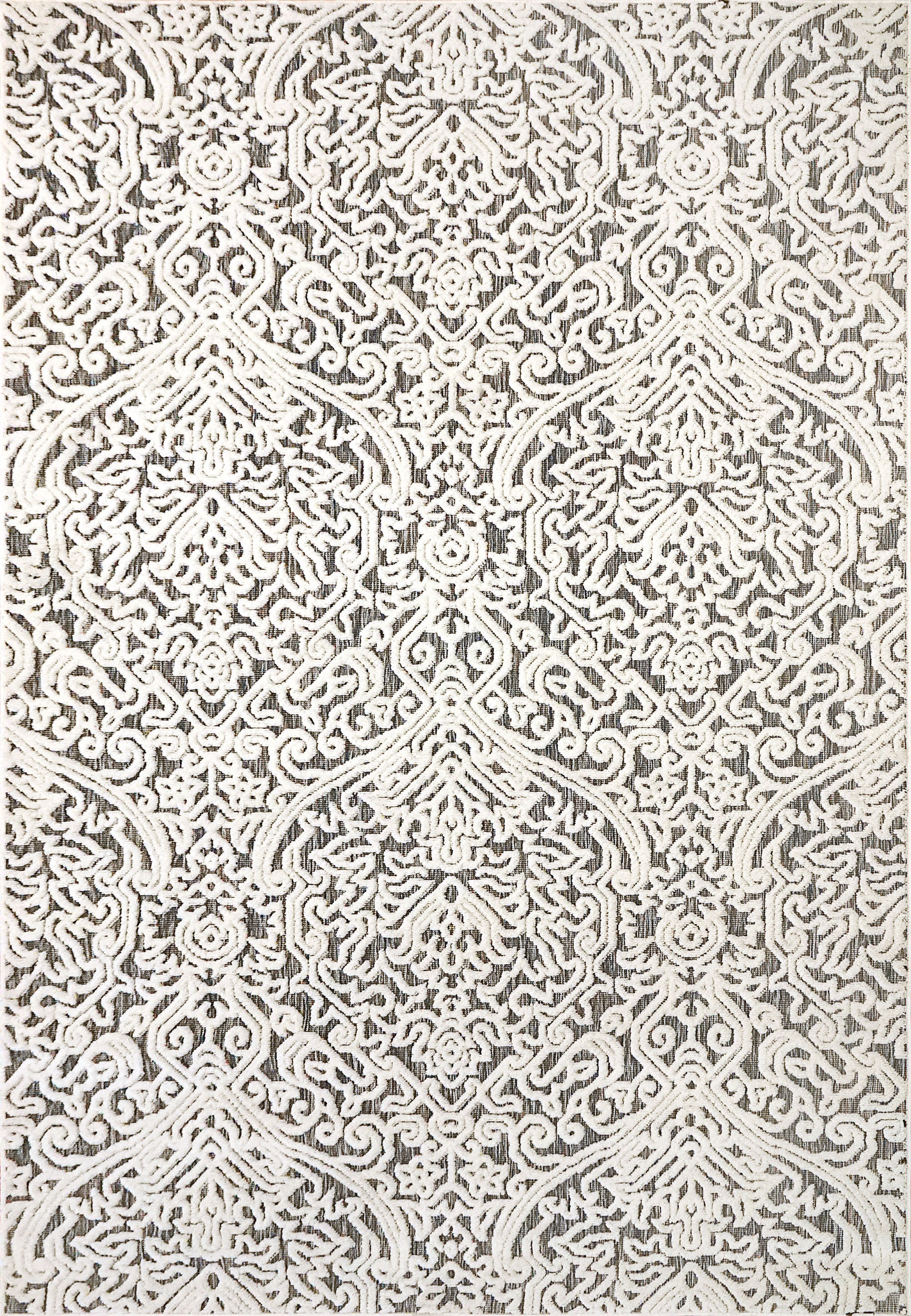 Dynamic Rugs LOTUS 8147-199 Ivory/Multi Rug