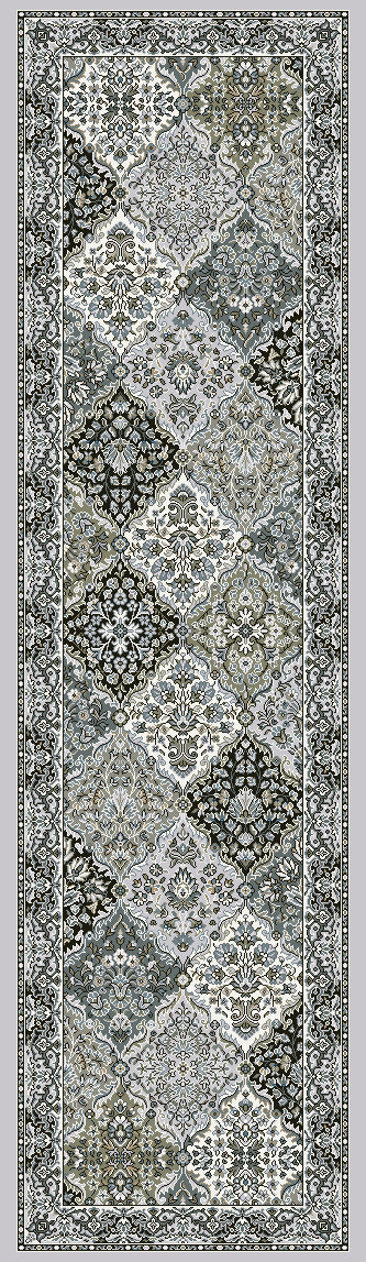 Dynamic Rugs Ancient Garden 57008-9696 Cream/Grey Rug