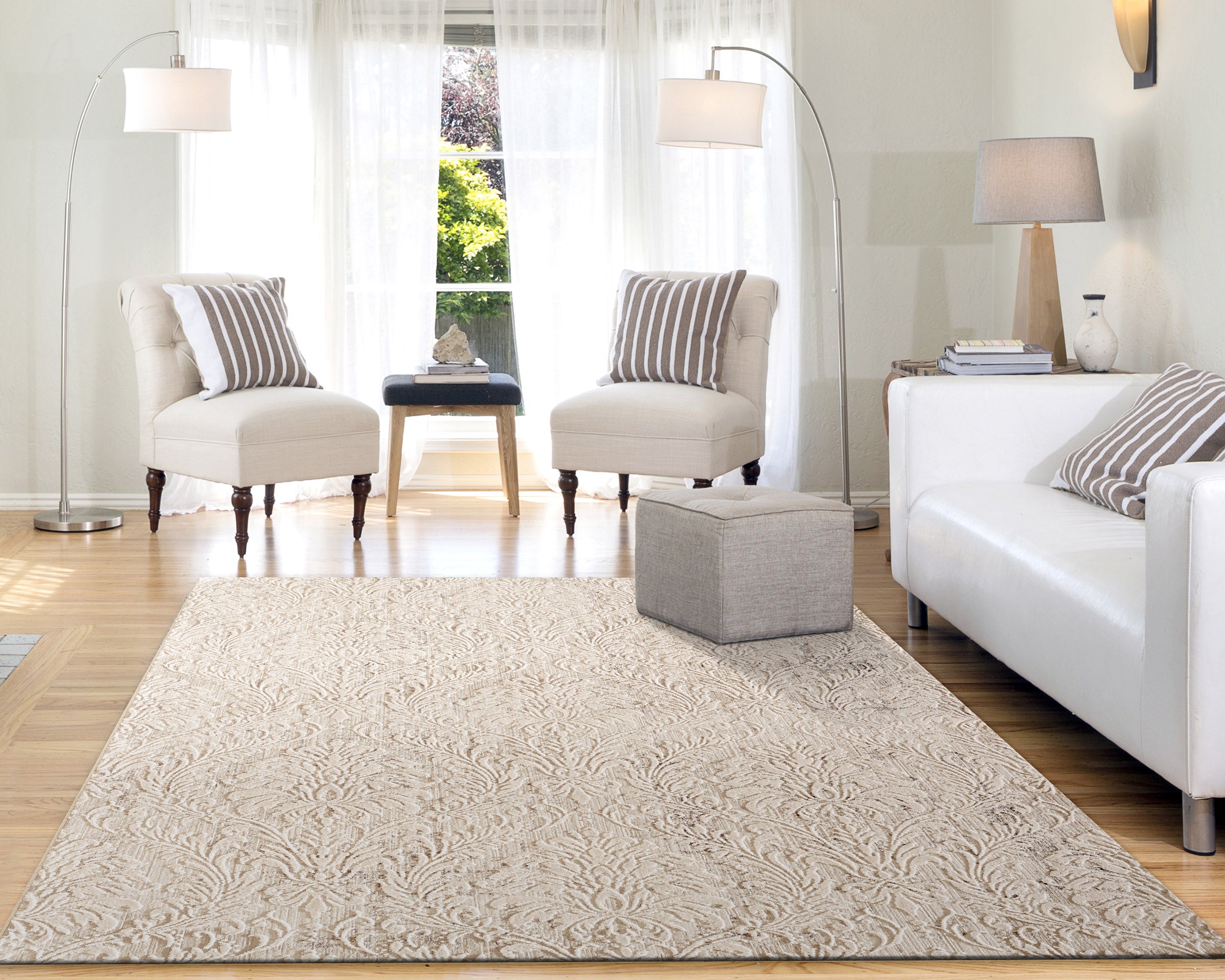 Dynamic Rugs QUARTZ 27020-110 Ivory Rug