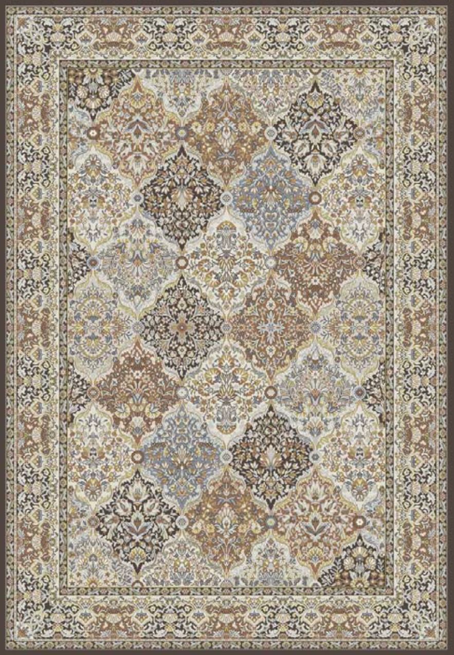 Dynamic Rugs ANCIENT GARDEN 57008-3235 Brown Rug