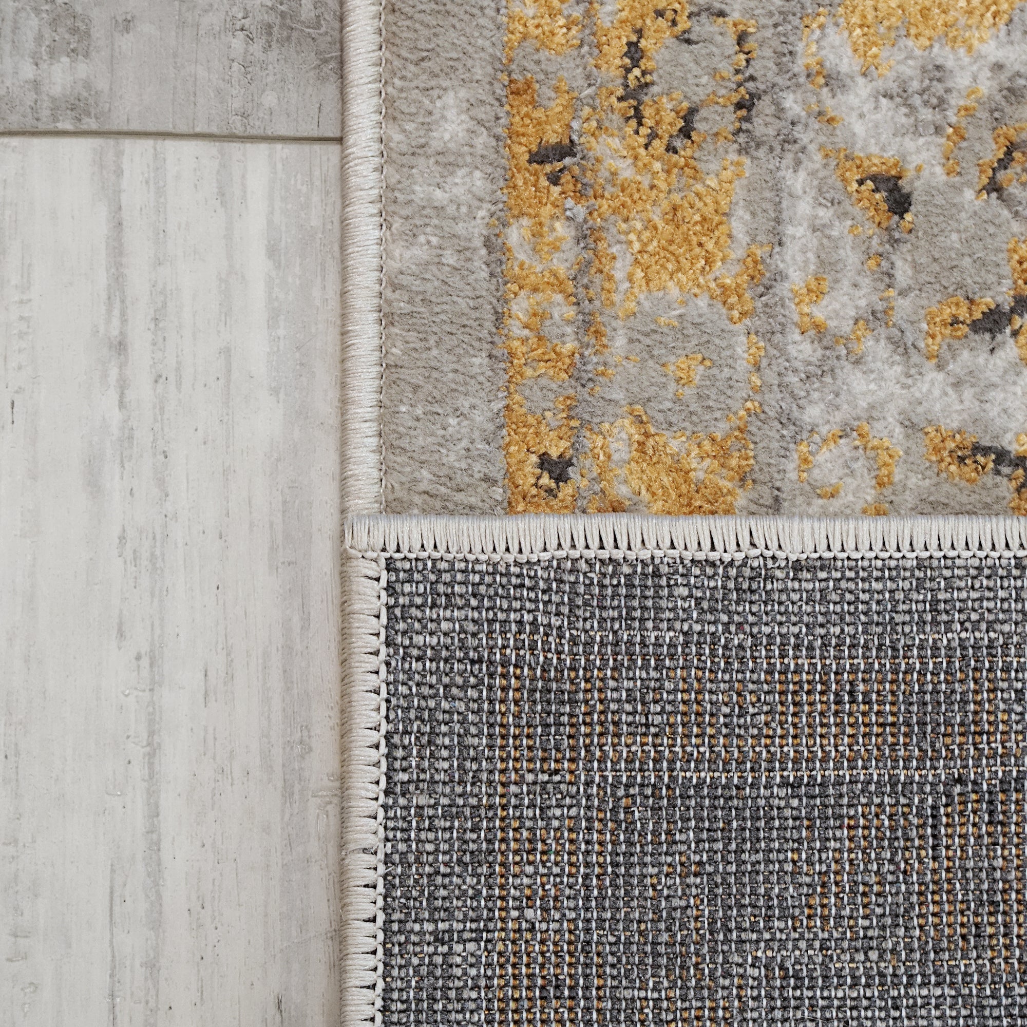 Dynamic Rugs EVORA 5876-970 Grey/Gold Rug