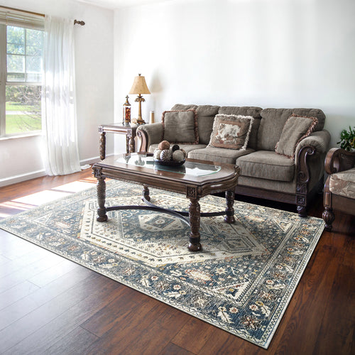 Dynamic Rugs JUPITER 3105-599 Navy/Multi Rug