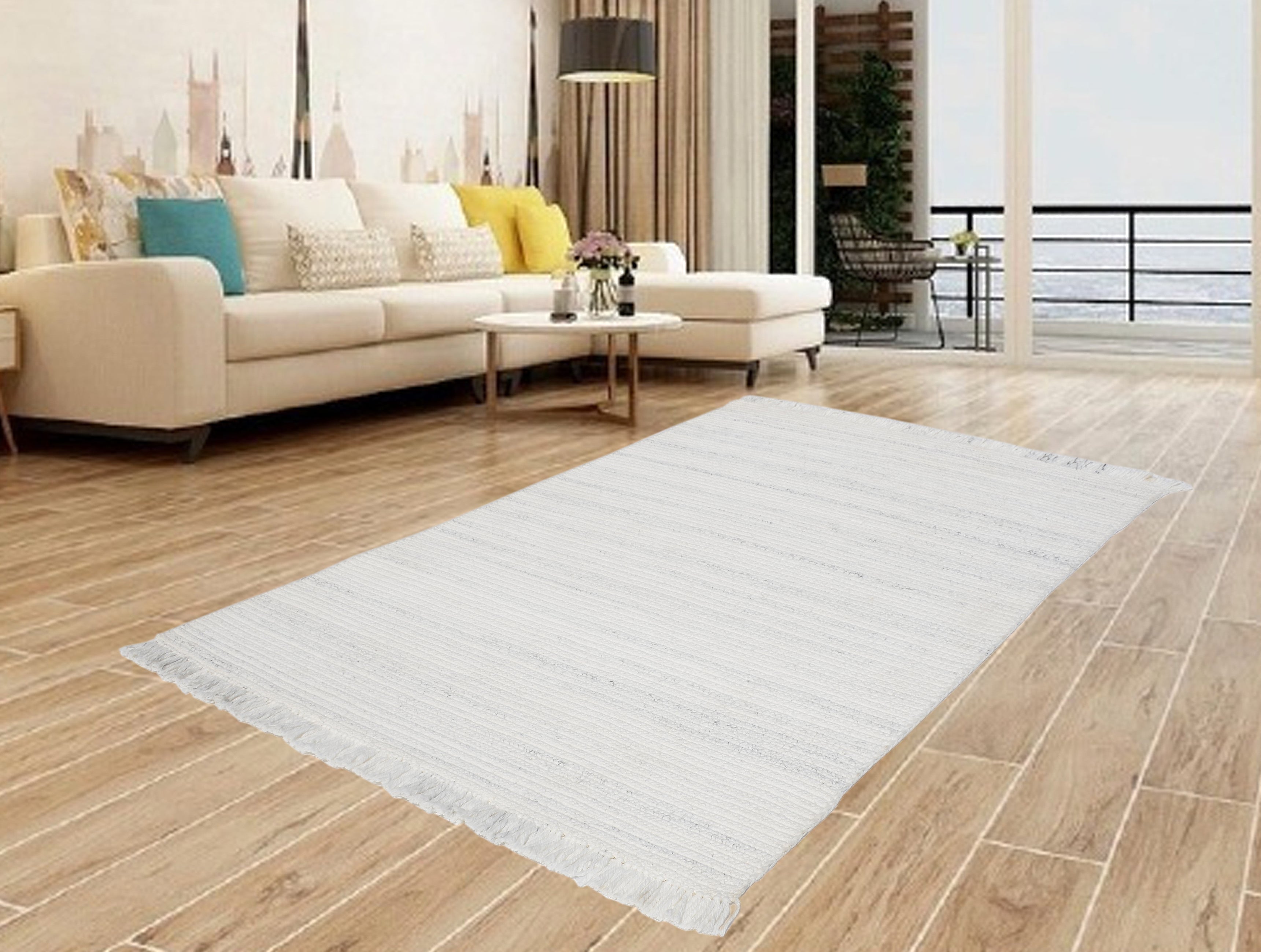 Dynamic Rugs IZZY 5902-100 Snow Rug