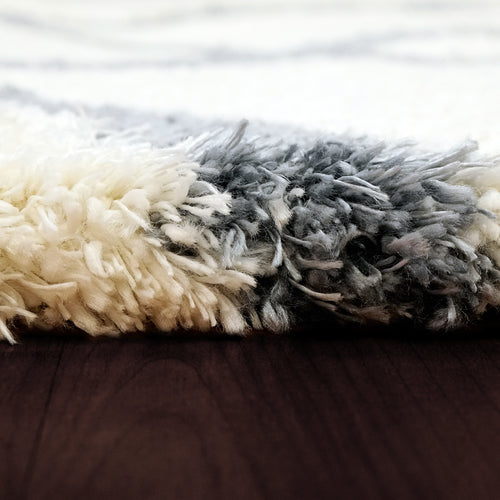 Dynamic Rugs Nitro Lux 6361-159 Ivory/Blue Rug