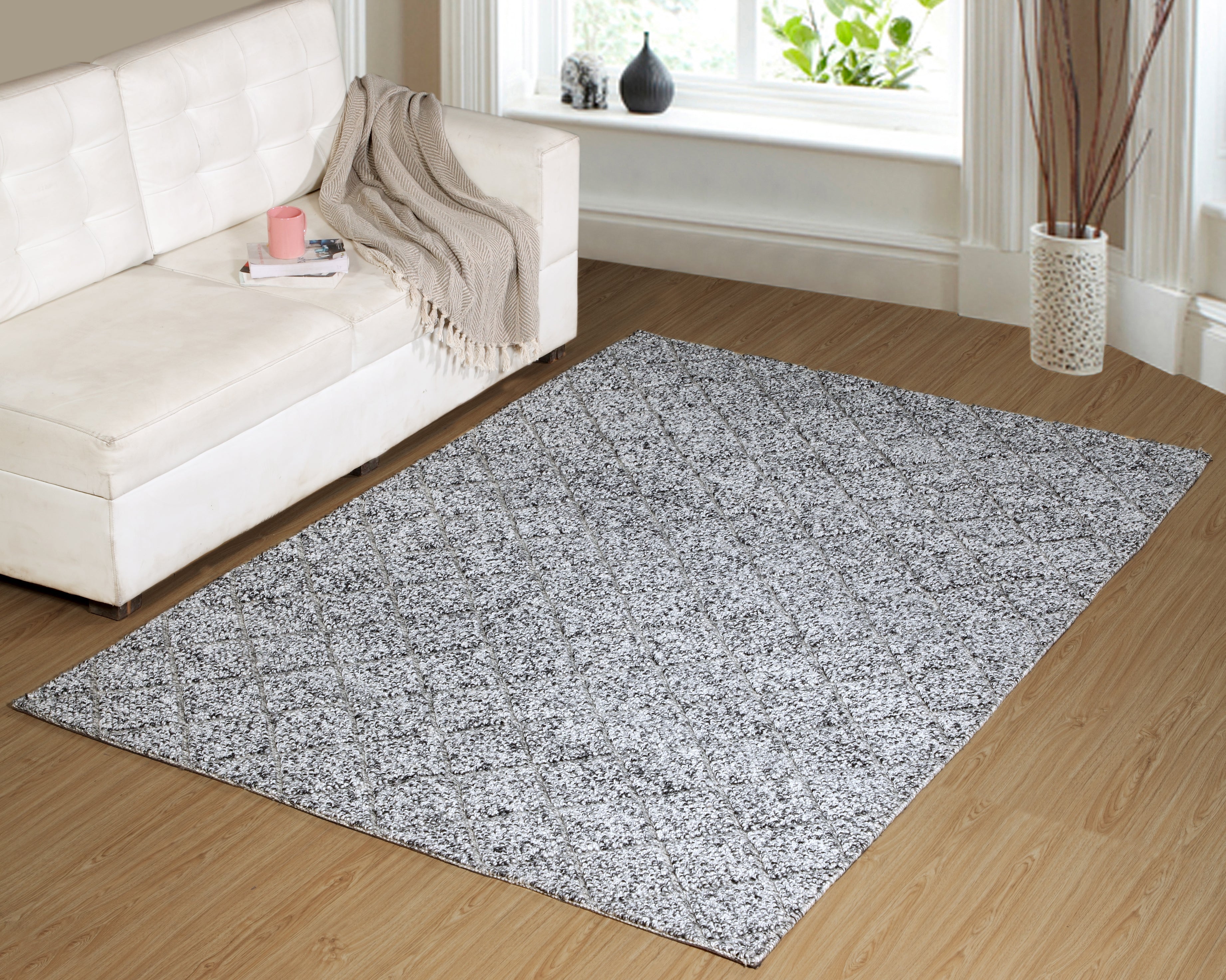 Dynamic Rugs ZEST 40801-900 Charcoal Rug