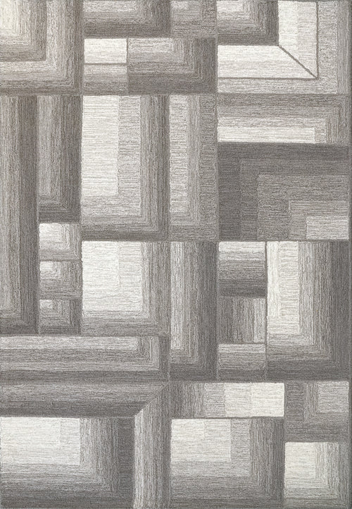 Dynamic Rugs GRAPHITE 5443-991 Dark Grey/Ivory Rug