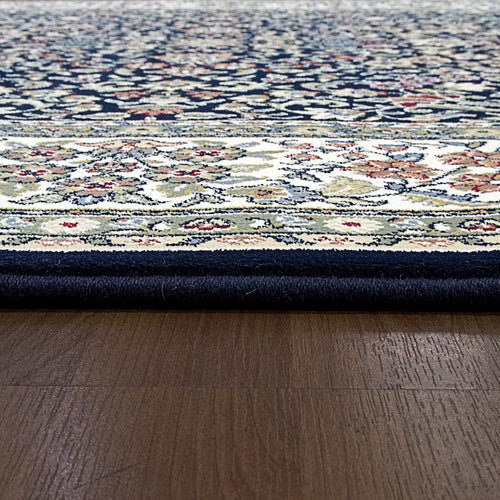Dynamic Rugs Ancient Garden 57078-3434 Blue/Ivory Rug