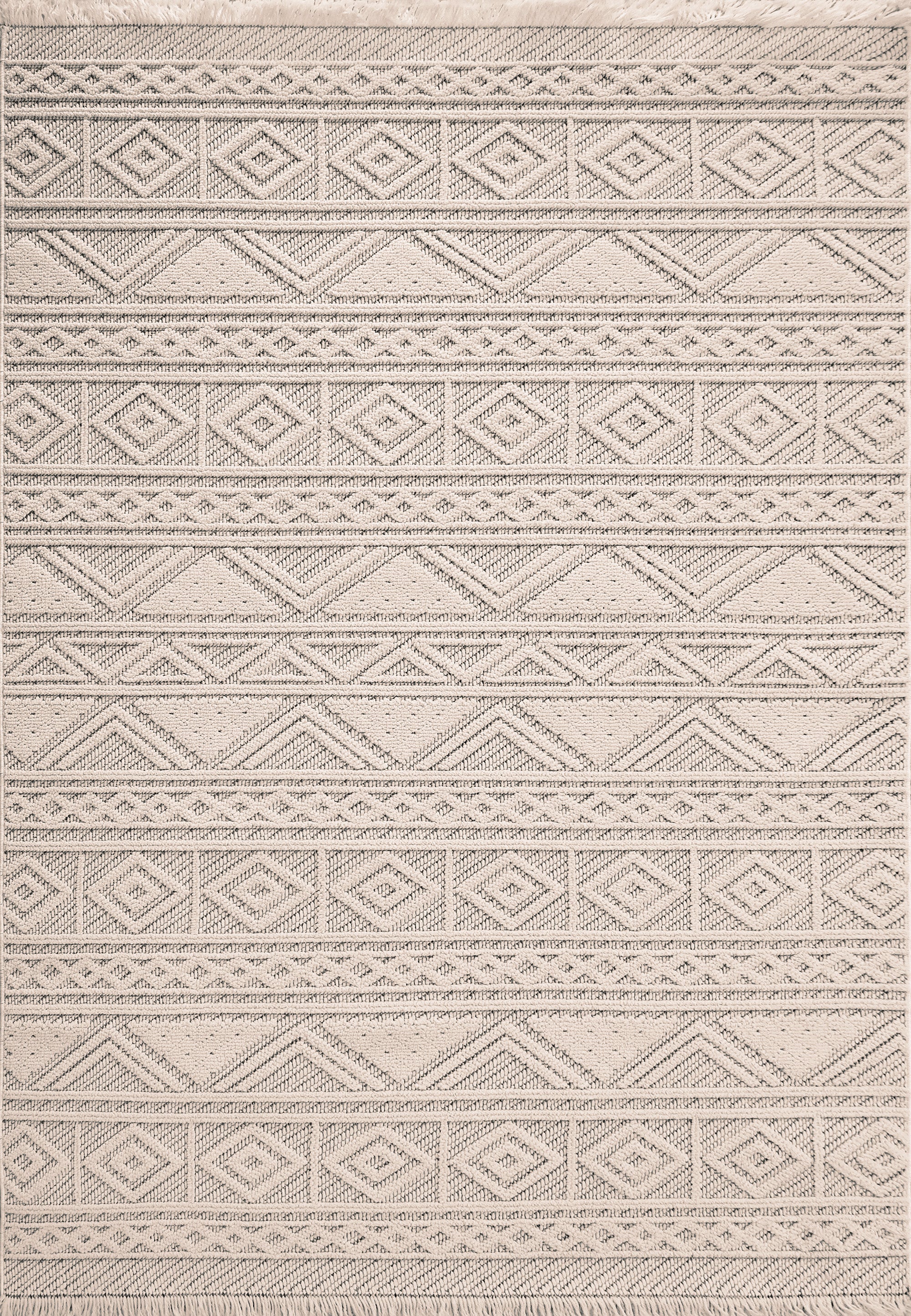 Dynamic Rugs SEVILLE 3607-109 Ivory/Soft Grey Rug