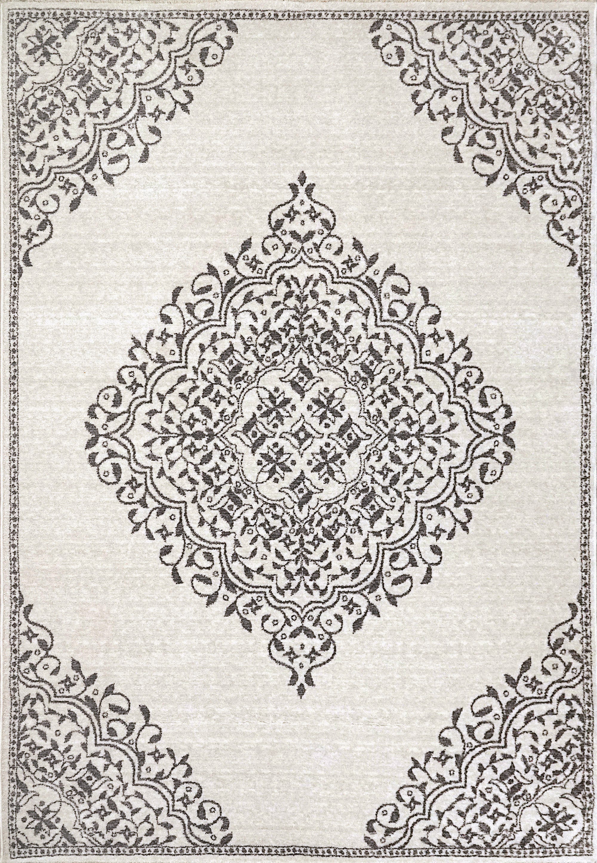 Dynamic Rugs HERA 3302-109 Ivory/Grey Rug